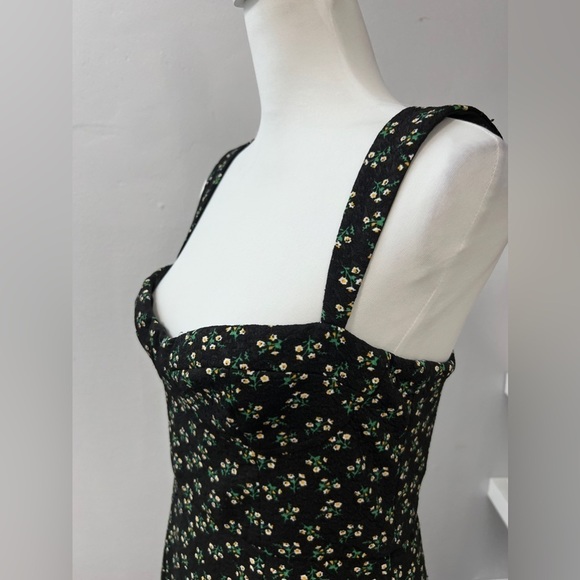 Hutch Anthropologie Ditsy Floral Print Corset Mini Dress Size Medium - Picture 7 of 15